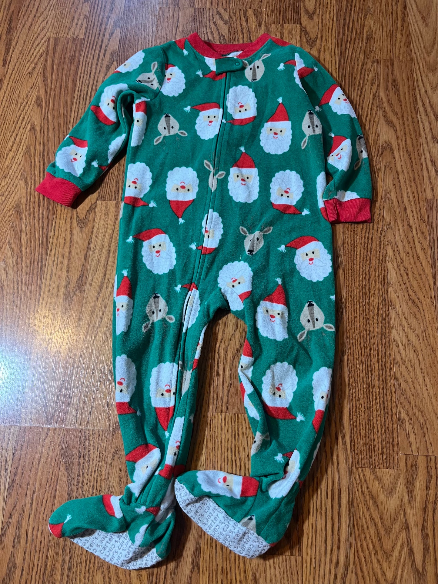 3t Carters Fleece Christmas sleeper