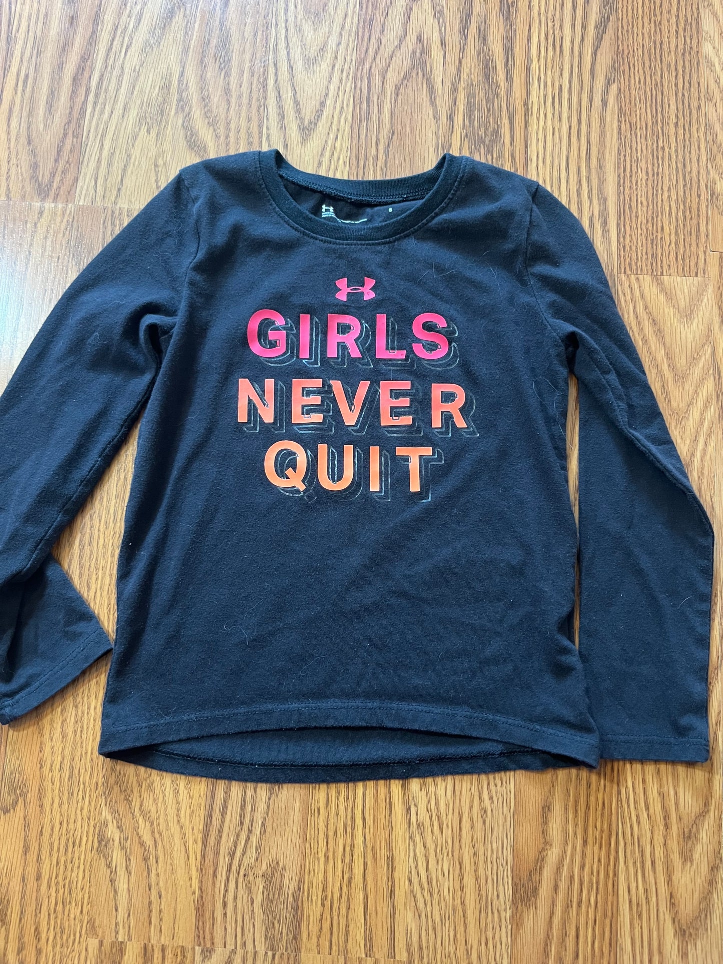 Under Armour girls long sleeve top size 5