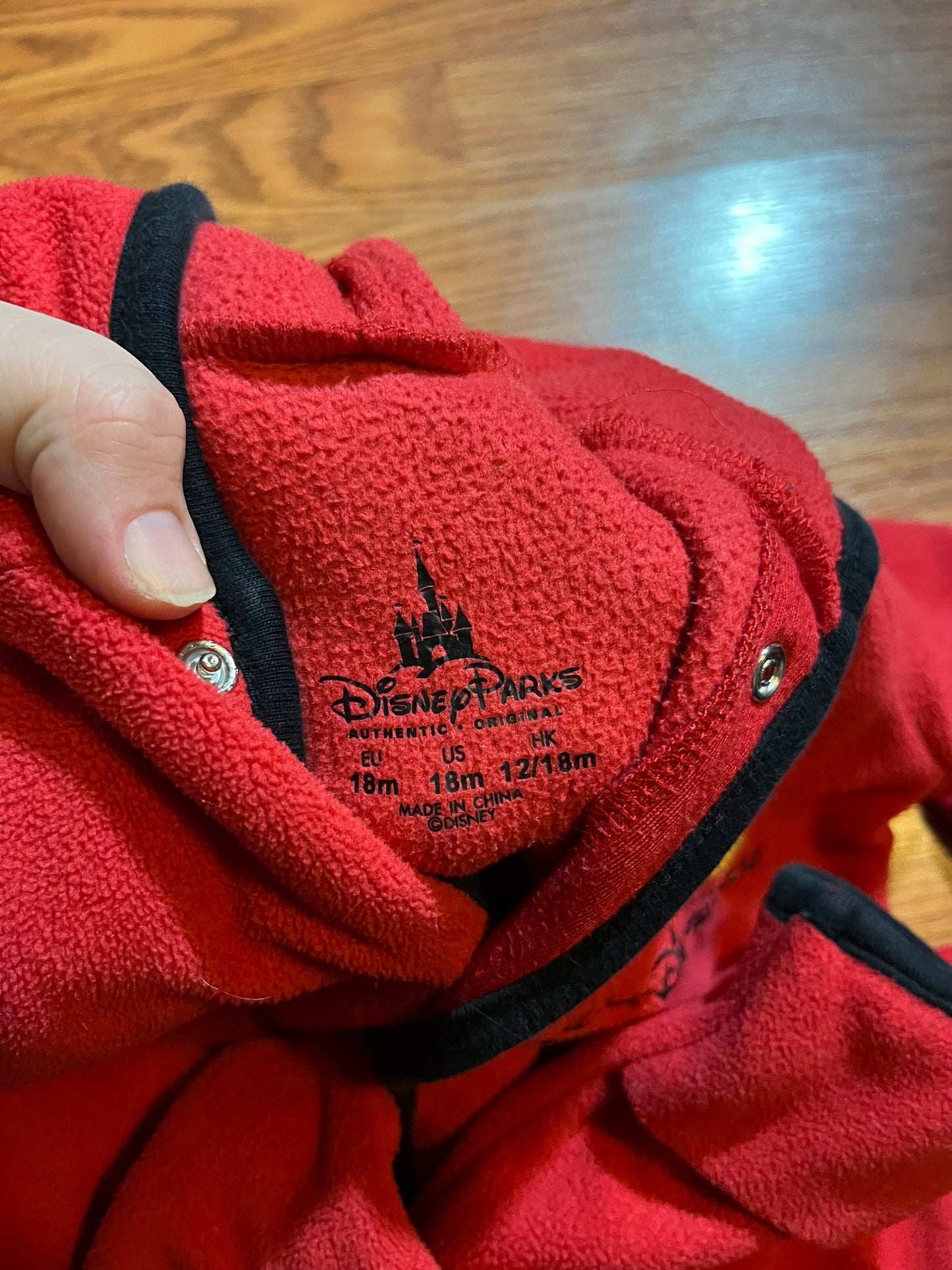 18 months Disney Parks fleece 1pc Mickey Mouse