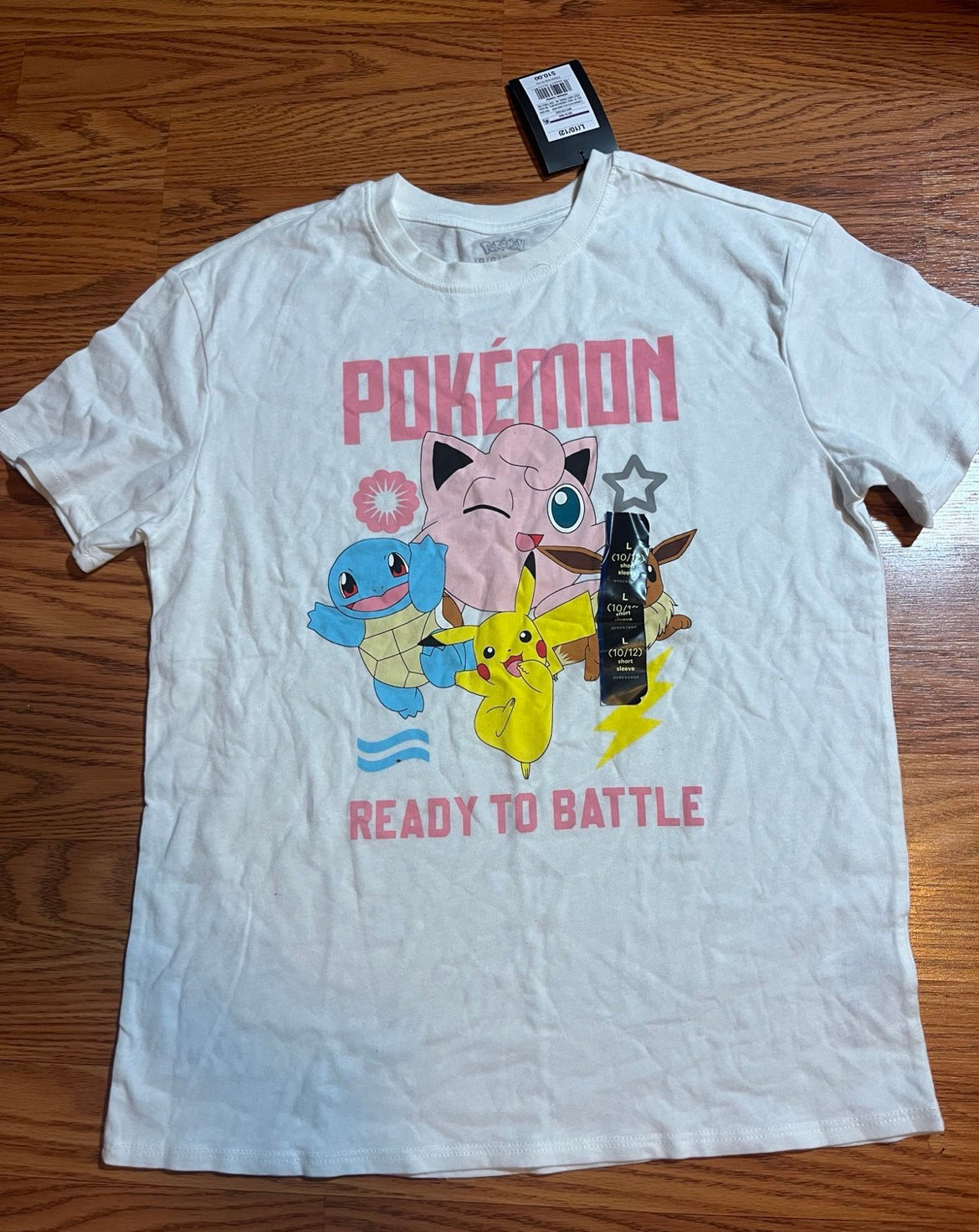 10/12 girls Pokemon art class tshirt (new with tags!)